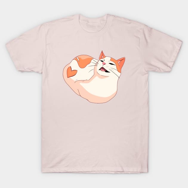 Cat T-Shirt by aizhana